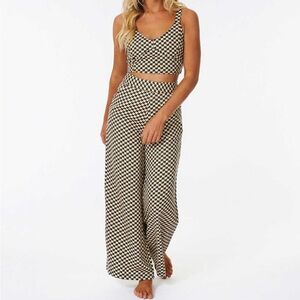 Rip Curl Isla Geo wide leg pants for women’s size Small